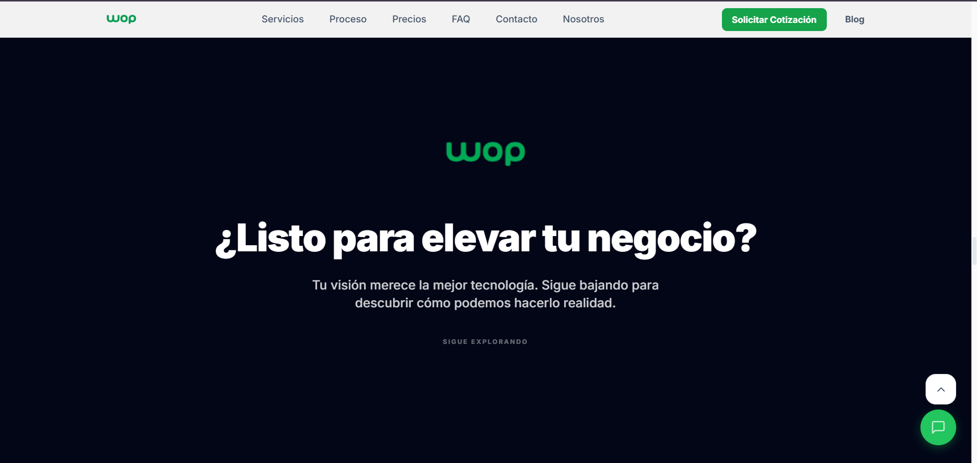 Wopsite Landing Renovada screenshot 3